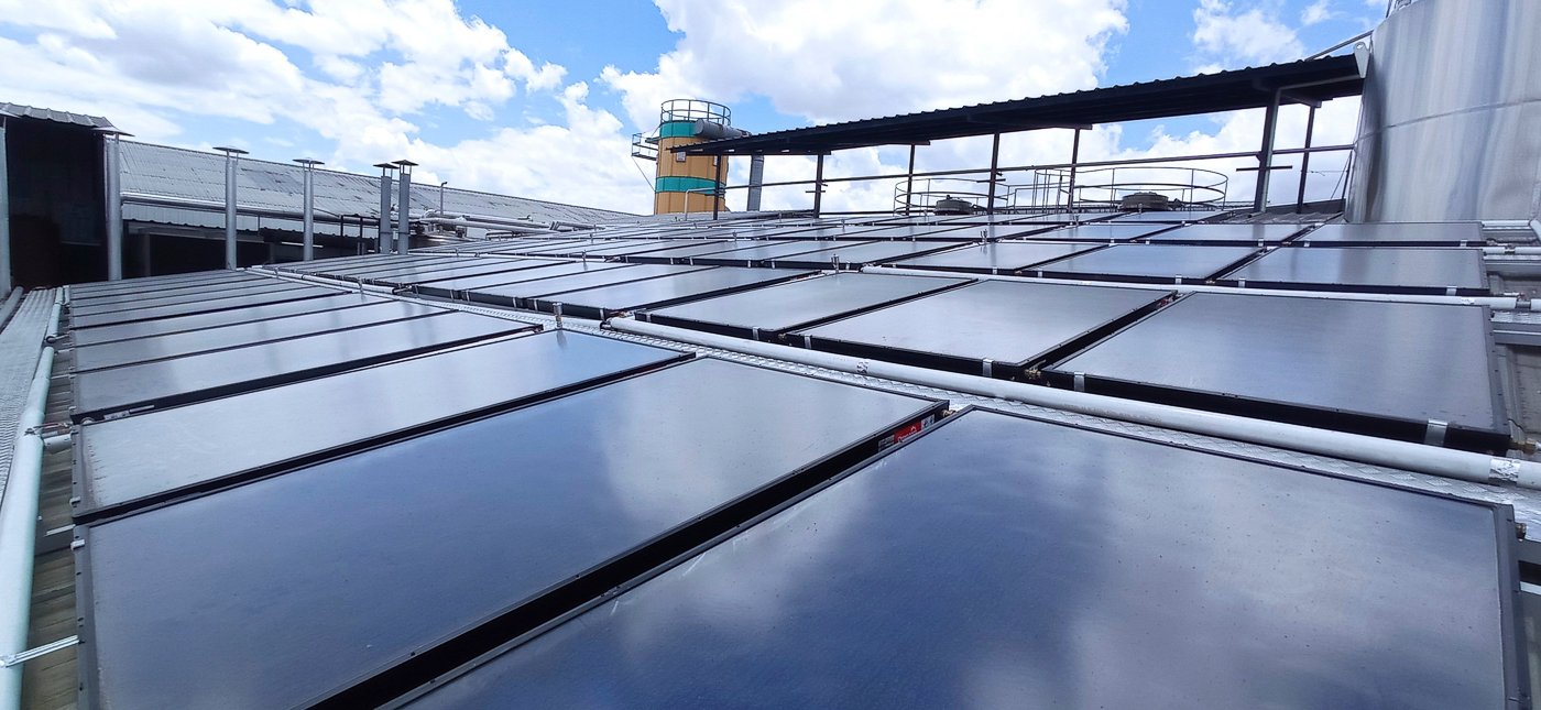 Instalación de agua caliente industrial para Nutri Leche
